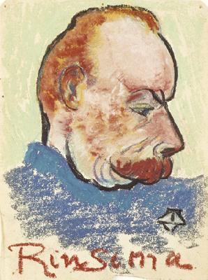 Theo van Doesburg Potrait of Evert Rinsema